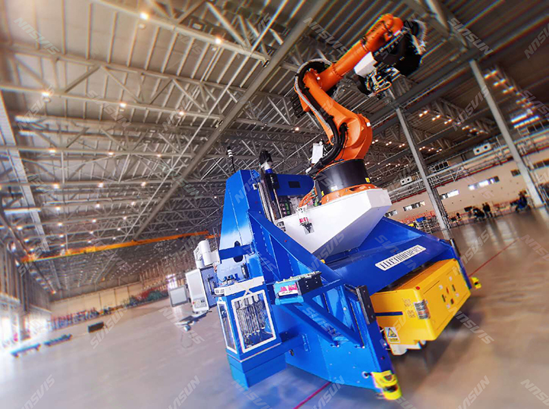 20吨重载移动机器人在客户现场应用